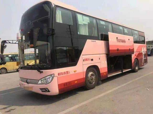 Yutong 39 Zetels Gebruikte Bus 2019 Jaar Euro IV Gebruikte Busbussen ZK6118 Weichai Achtermotor 336kw