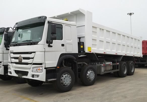 Gloednieuwe de Stortplaatsvrachtwagen van HOWO 8x4 371HP 25CBM voor Mijnbouwvervoer