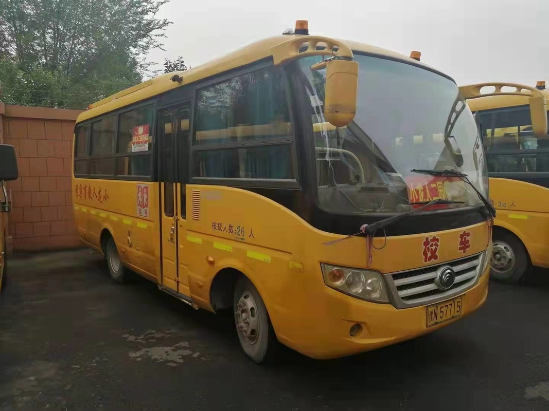 2014 Jaar 26 Zetels Gebruikte Gebruikte de Schoolbus van Mini Bus YUTONG met Front Engine