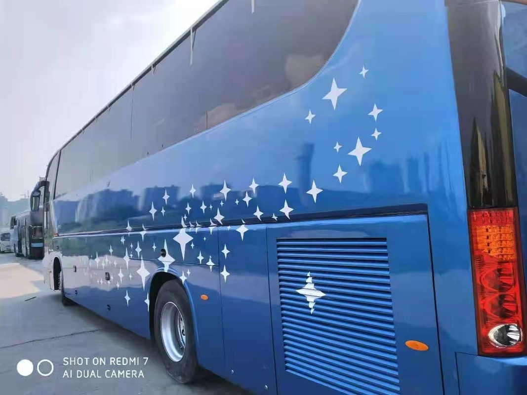 2014 Jaar 55 Zetels Gebruikte Kinglong-het Veredelingsmiddeldieselmotor van Bus With Air van de Busxmq6129 Gebruikte Bus