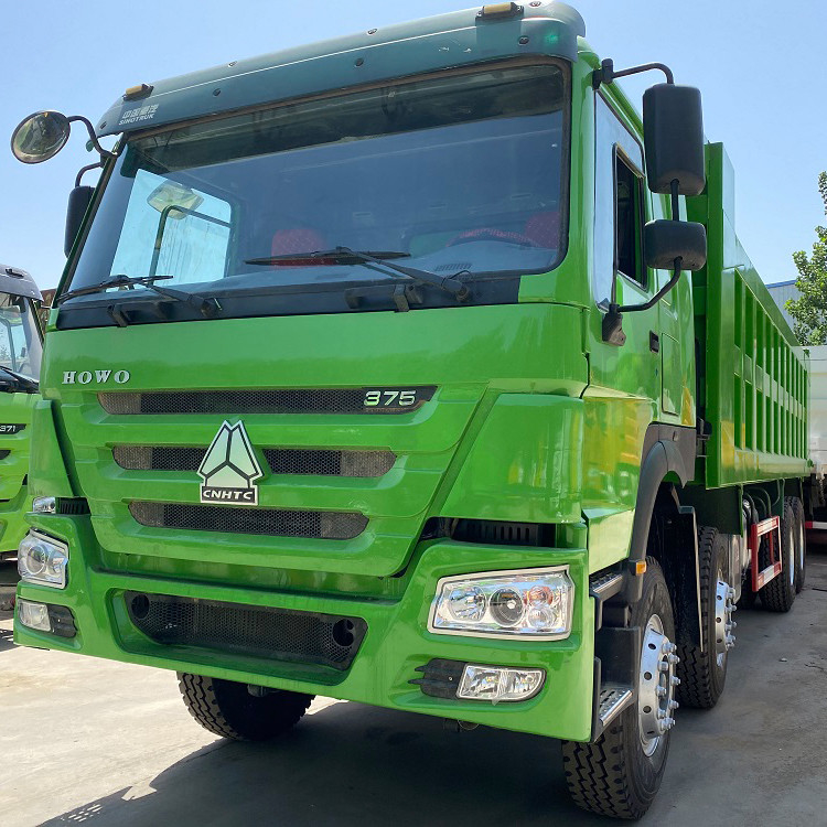 Gebruikte van de de Vrachtwagen8x4 Aandrijving van Howo Sinotruk Drump de Wijze Tweede Hand Howo 375 PK Tipper Truck