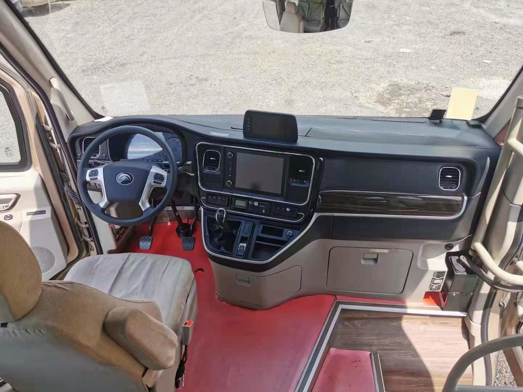 2018 Jaar 14 Zetels Gebruikte Yutong-Bussen Cummins Front Engine 6601D Modelyutong bus