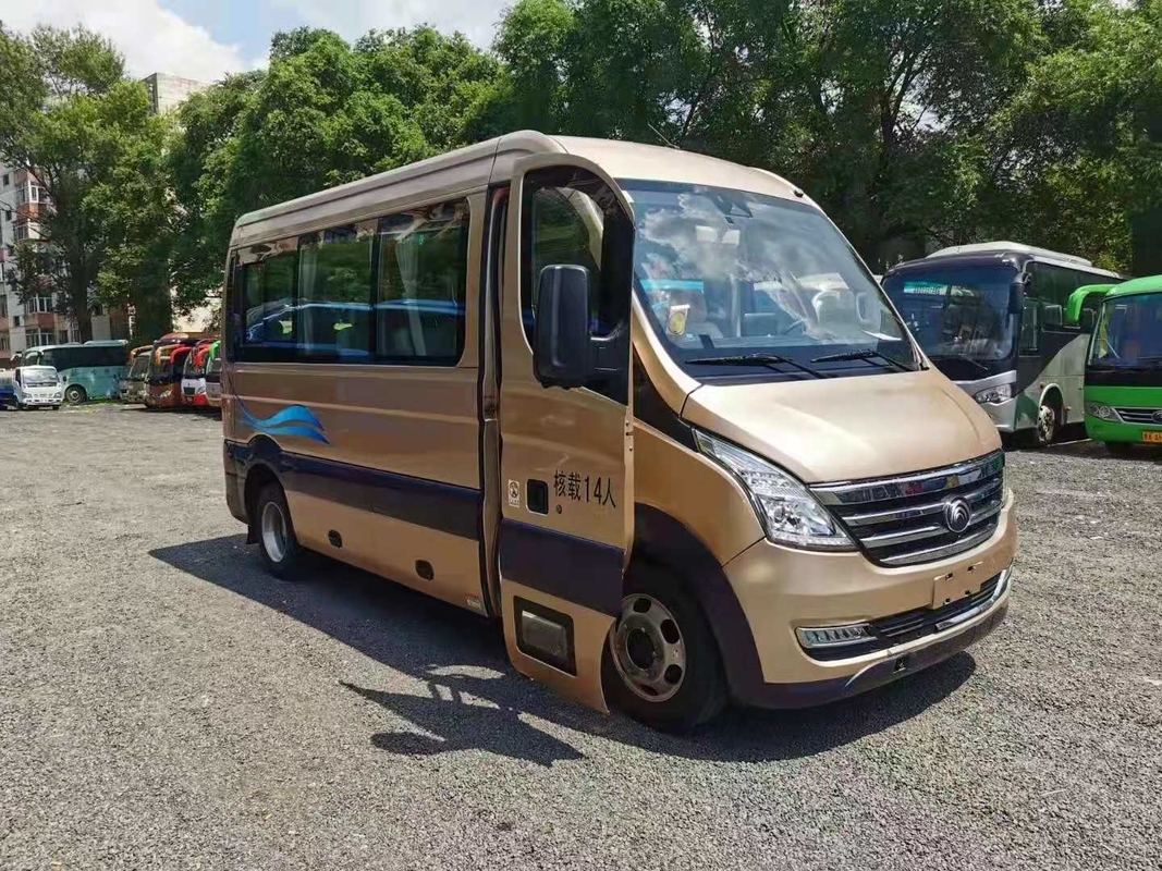 2018 Jaar 14 Zetels Gebruikte Yutong-Bussen Cummins Front Engine 6601D Modelyutong bus