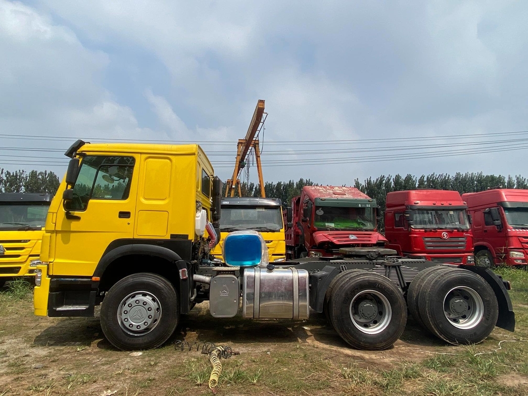 Gebruikt van de de Tractorvrachtwagen 6*4 Tweede van HOWO 375hp van de Handhowo de Tractorhoofd met Goede Voorwaarde