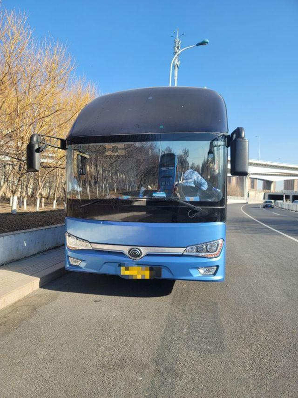 Dubbel Achteraxle bus used yutong bus ZK6148 56 Zetels 2019 Jaar WP.10