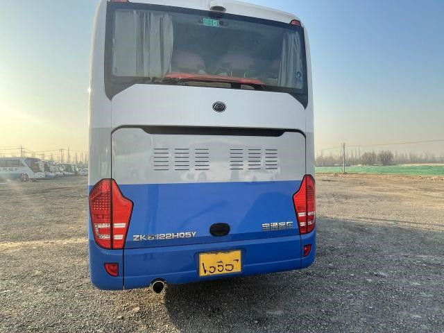 2 as Gebruikte de Busluxe 33 van Passanger Yutong Dubbel de Deurenluchtkussen van de Zetelsmotor