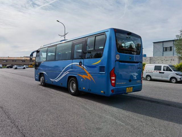 De kleine Bus Bus Used Yutong vervoert Tweede Hand 39 de Chassis van het de Motorluchtkussen van Zetels per busYuchai