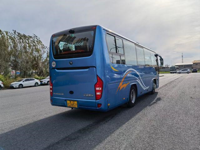 De kleine Bus Bus Used Yutong vervoert Tweede Hand 39 de Chassis van het de Motorluchtkussen van Zetels per busYuchai