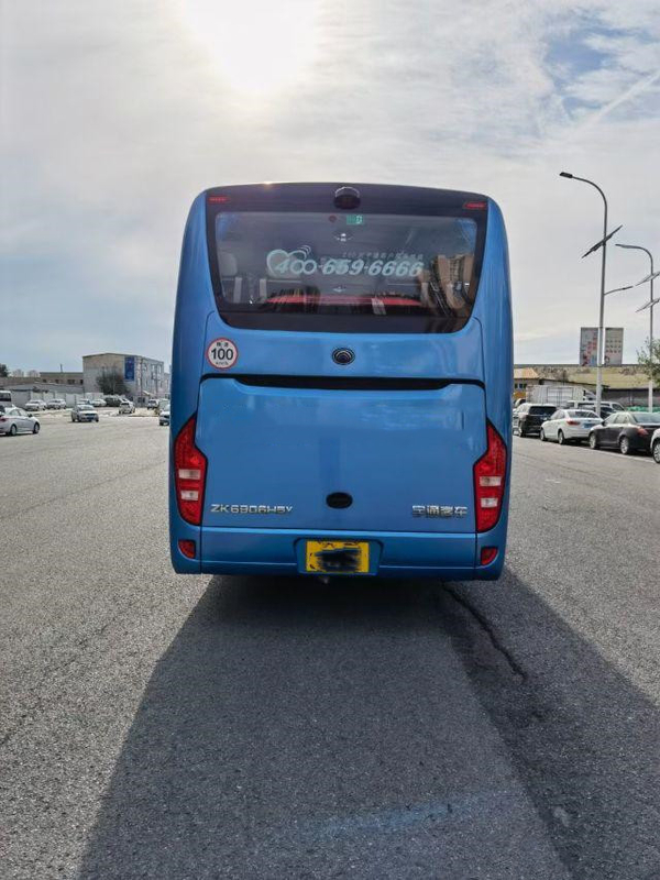 De kleine Bus Bus Used Yutong vervoert Tweede Hand 39 de Chassis van het de Motorluchtkussen van Zetels per busYuchai