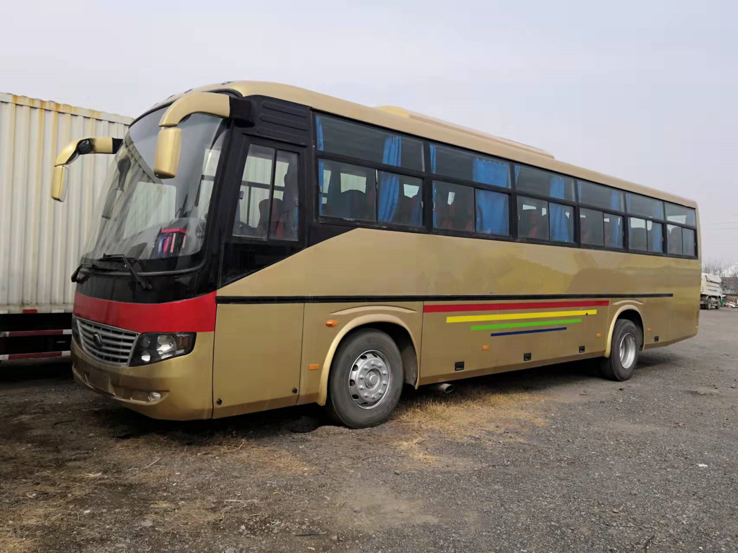 Yutongbus 53 de Seaters Gebruikte ZK6116D-Bus Bus Diesel Front Engine van de Bus Tweede Hand