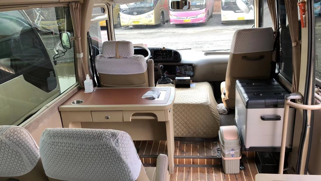 Toyota Gebruikte Onderlegger voor glazenbus 30 Benzine Brandstof Gebruikt Mini Bus 3RZ Front Engine Bus