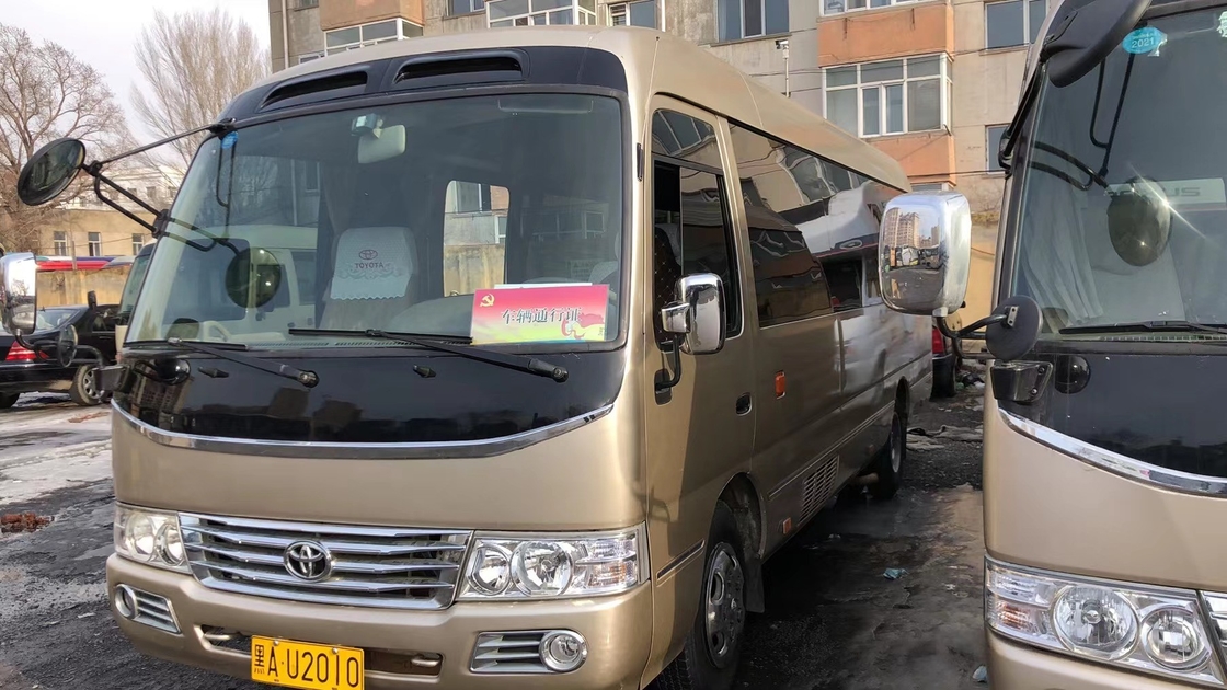 Toyota Gebruikte Onderlegger voor glazenbus 30 Benzine Brandstof Gebruikt Mini Bus 3RZ Front Engine Bus