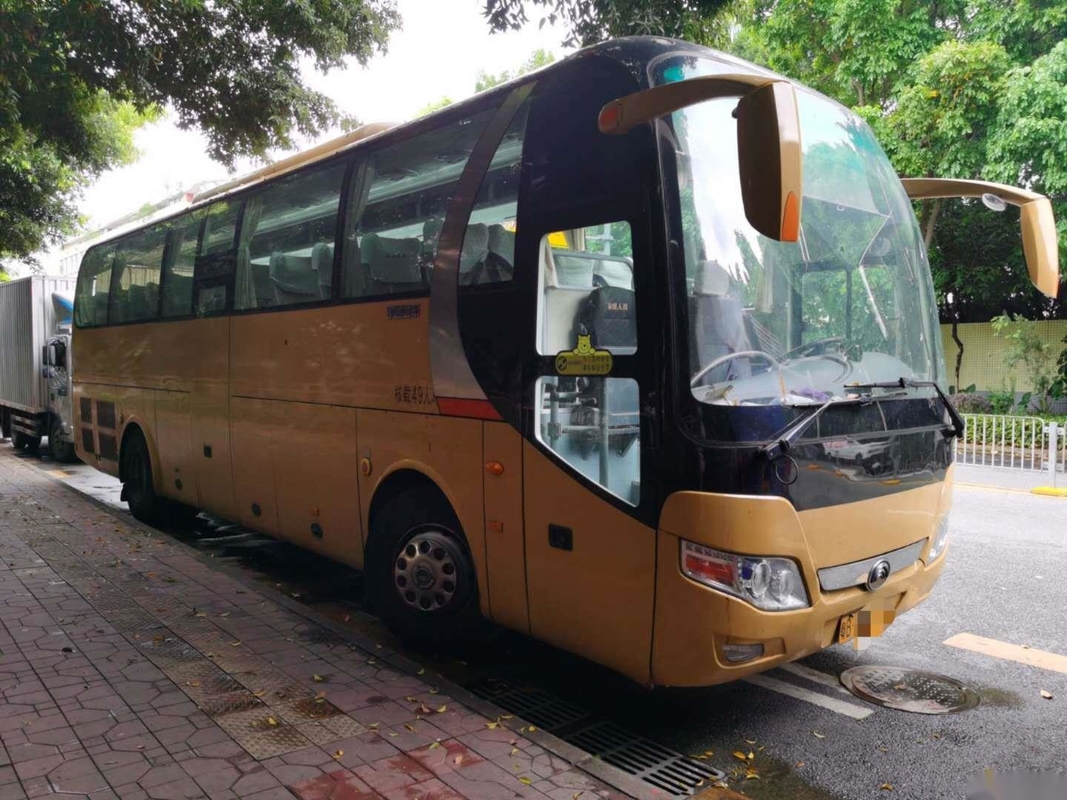 Bus Bus 60 van de de Aandrijvingspassagier van Seat Rechtse Deuren van Yutong ZK6110 Twee Bus Gebruikte