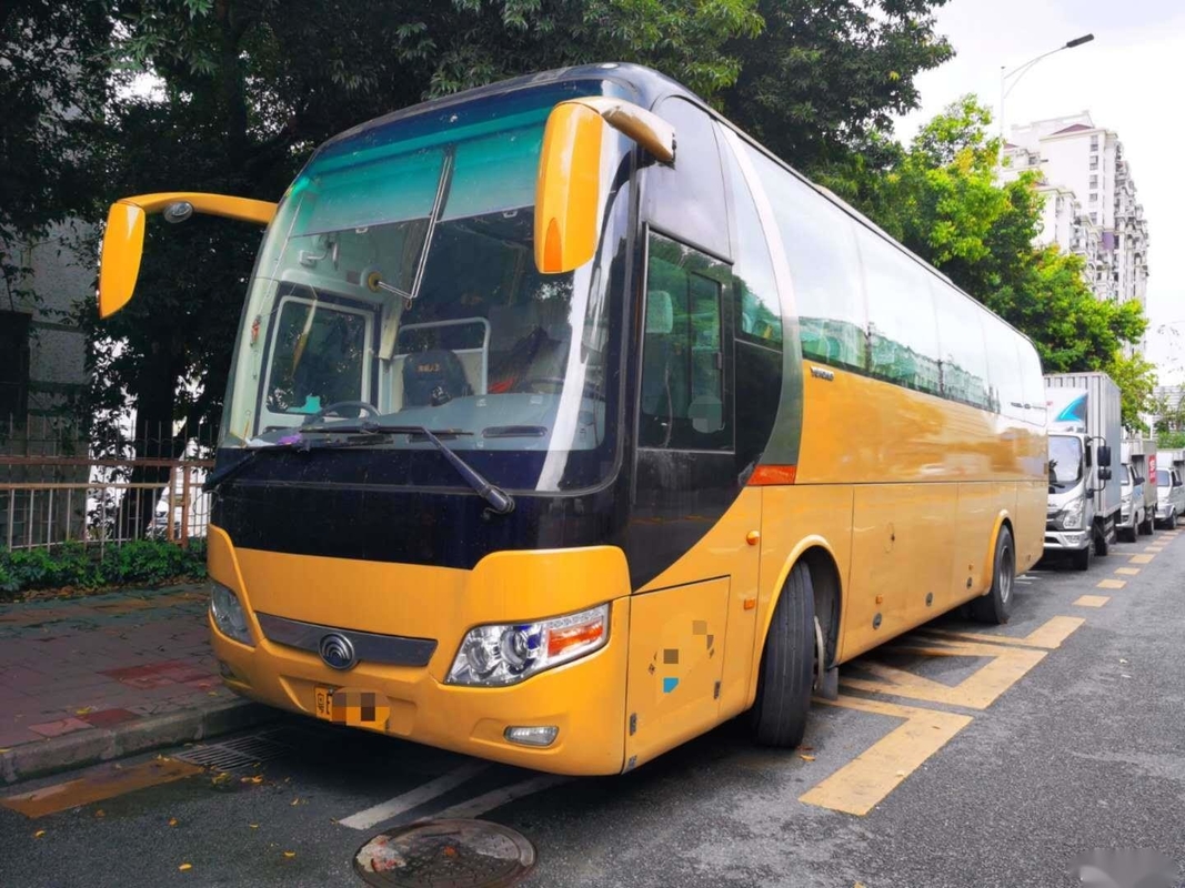 Bus Bus 60 van de de Aandrijvingspassagier van Seat Rechtse Deuren van Yutong ZK6110 Twee Bus Gebruikte