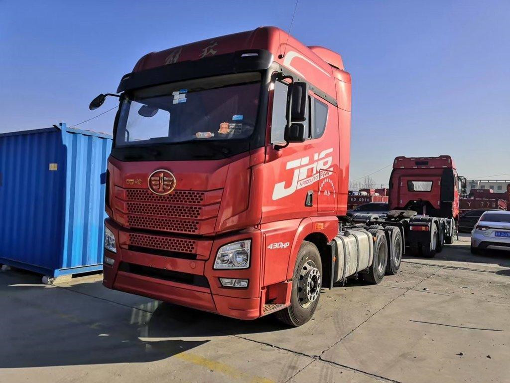 Diesel van de de Tractorvrachtwagen 6*4 430hp van FAW de JH6 Gebruikte Motor 11.596L Handlhd van Weichai