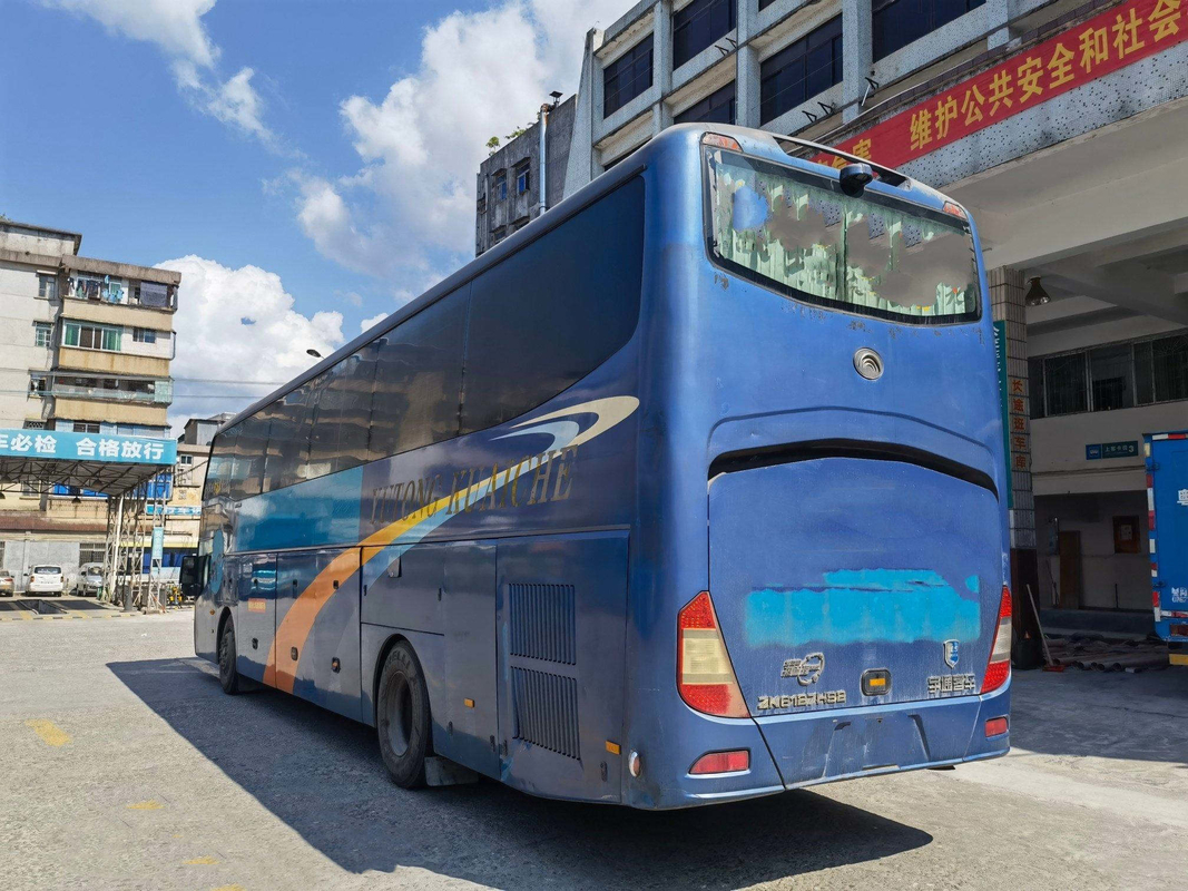 Yutong ZK6127 gebruikte van het de Deurenluchtkussen van BusBus 53seats Twee van de de Chassisluxe de Tweede Handbus