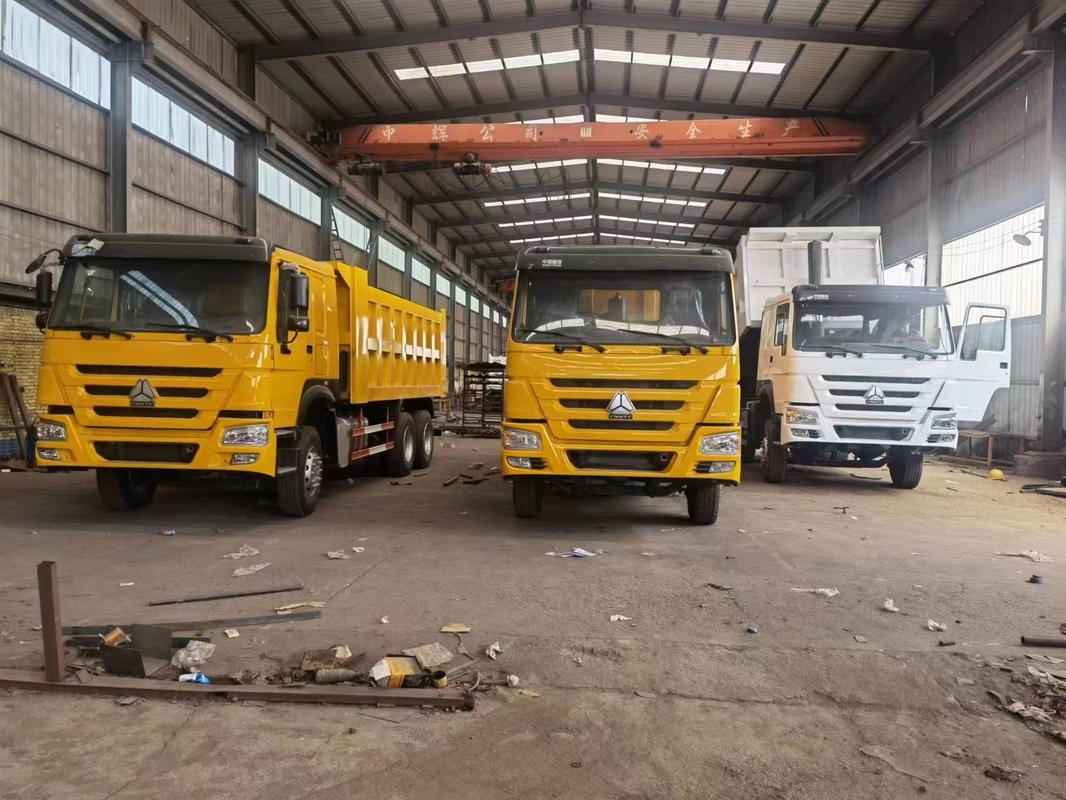 Kipwagen van de de Handaandrijving van 6*4 8*4 de Links-rechtse Leiding Gebruikte Tipper Truck 371/375hp Tweede