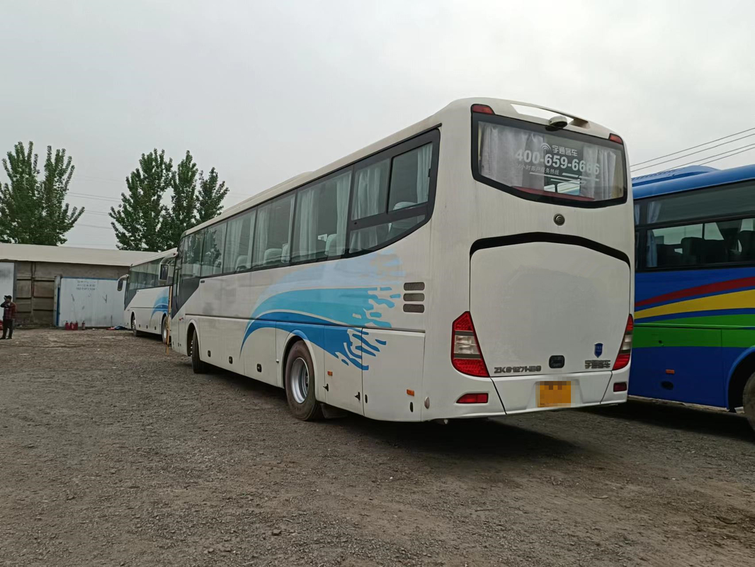 2015 Jaar 65 de Seater Gebruikte Yutong-van de de Bus310kw Achtermotor van de Buszk6127 Gebruikte Passagier Rechtse Aandrijving