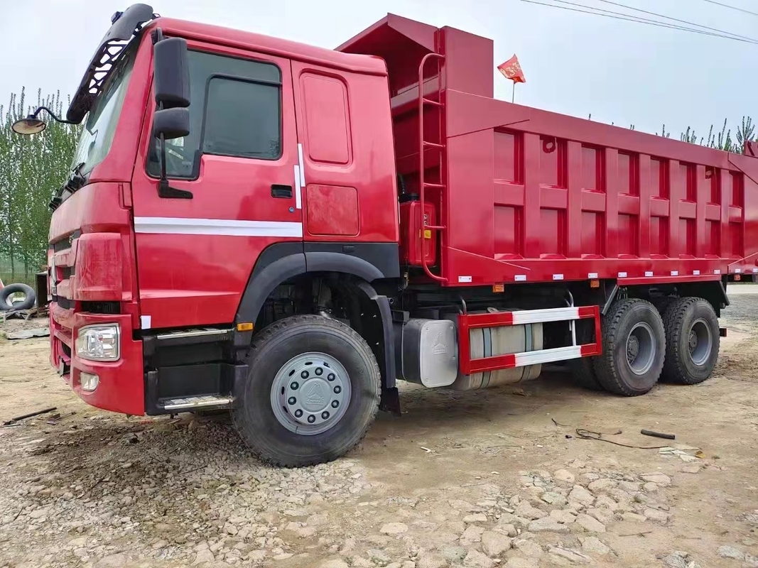 Van de de Hand de Chineesvrachtwagen 6*4 8*4 van Howotipper truck used dumper 371/375hp Tweede Rechtse Aandrijving