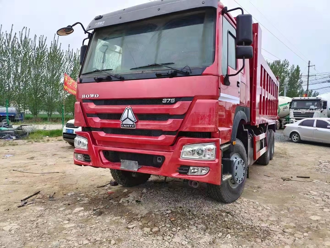 Van de de Hand de Chineesvrachtwagen 6*4 8*4 van Howotipper truck used dumper 371/375hp Tweede Rechtse Aandrijving