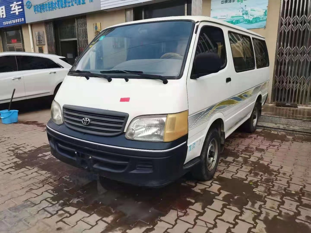 12 de zetels Benzine Gebruikte Hiace vervoeren de 2de Bus van het Jaartoyota Hiace van Handmini bus 2008 per bus