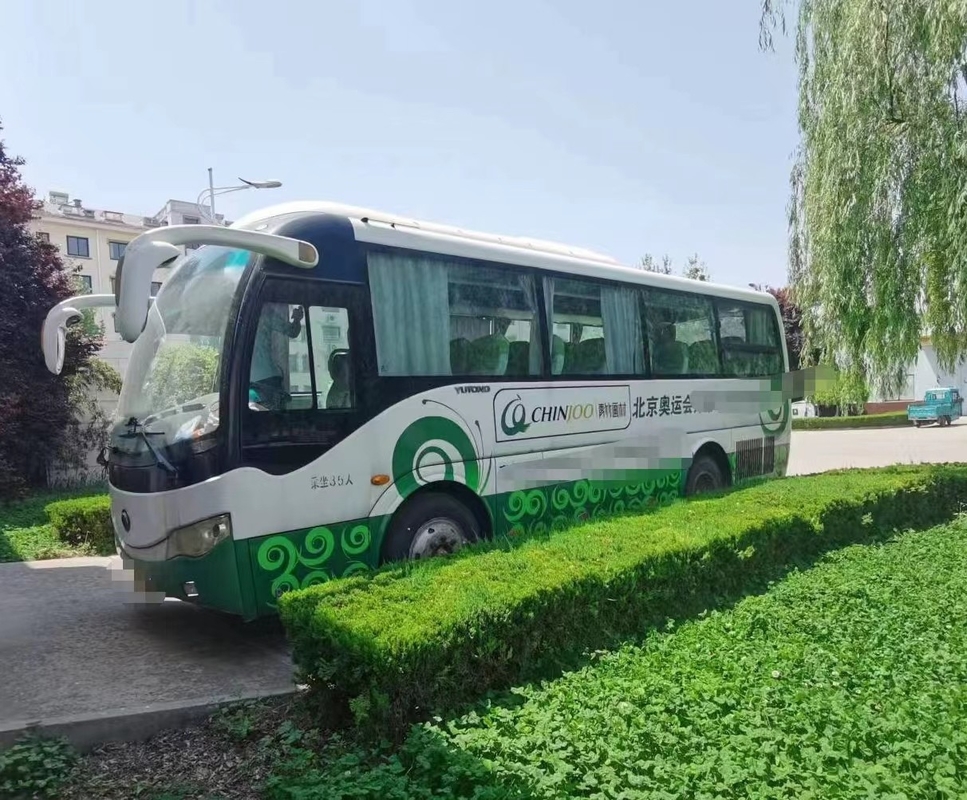 35 Zetels gebruikten Yutong-Bus ZK6809 voor de Verkoop Gebruikte Leiding van Mini Bus LHD met Goedkope Prijs