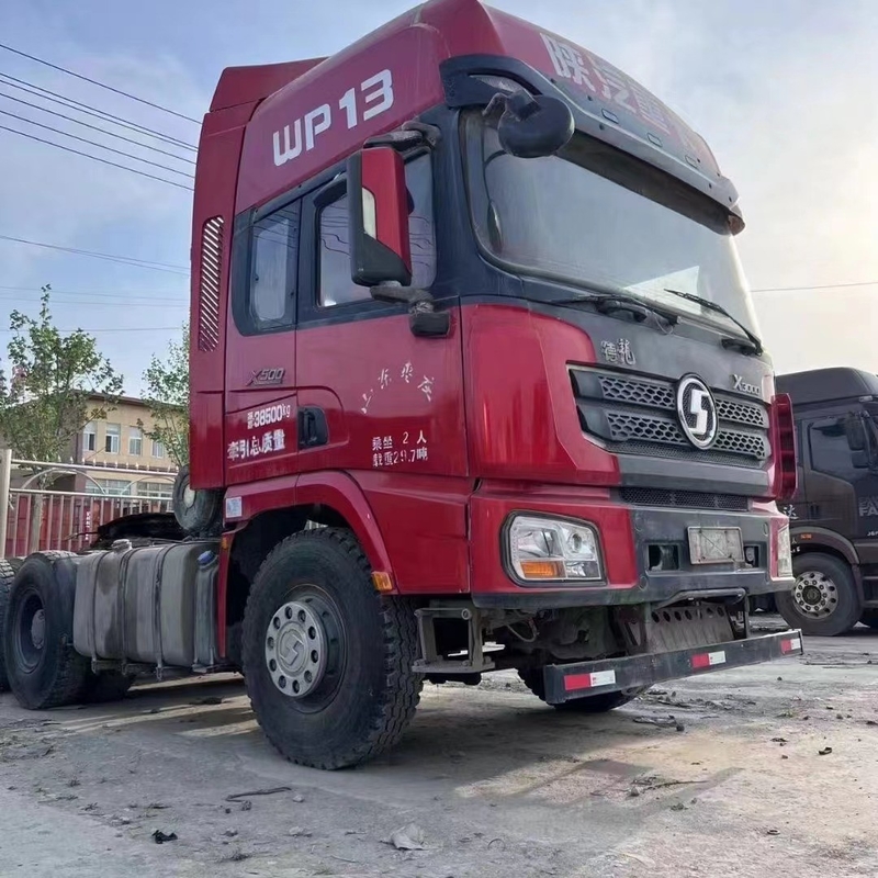 De gebruikte Shacman-Vrachtwagentractor 420hp gebruikte Tractor Hoofd6*4 50tons voor de Vrachtwagen van de Verkooptractor