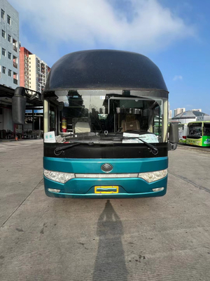 Achter Gebruikte de Passagiersbus Upward Luggage Compartment van Yutong Zk6122 van de Motorbus 53seats