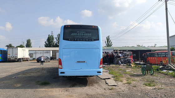 Passagiersbus Yutong Zk6112d Front Engine 60seats LHD/Venster van de Kilometersilding van RHD het Lage