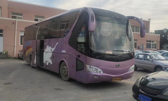 Van het de Bus de Stedelijke Openbare vervoer van ZK6129 Yutong Bus 53seats Twee de Motorbus With Toilet van Deurencummins