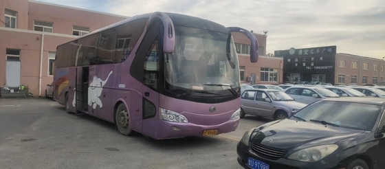 2012 Jaar 53 Zetels Gebruikte Bus Bus Yutong ZK6129HD met Cummins-Dieselmotor Dubbele Deur