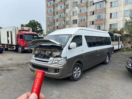 2016 Jaar 18 de Zetels Gebruikte Motor van Mini Bus Gasoline JINBEI Hiace 3TZ Geen Ongeval in goede staat