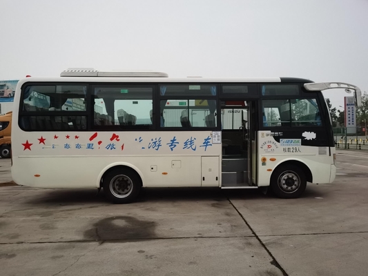 29 Zetels Front Engine Used Coach Bus Zk6752d Weichai 140kw Mini Transportation