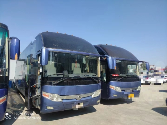 Van het de Bus 2014 Jaar van ZK6127 55 de Zetels Gebruikte Yutong Motor van Weichai met de Opschorting van de Bladlente