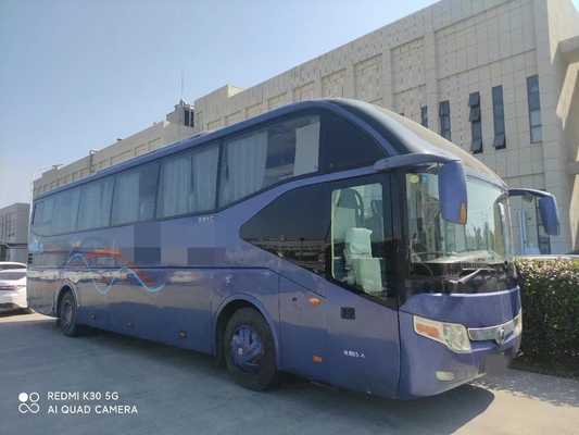 Van het de Bus 2014 Jaar van ZK6127 55 de Zetels Gebruikte Yutong Motor van Weichai met de Opschorting van de Bladlente