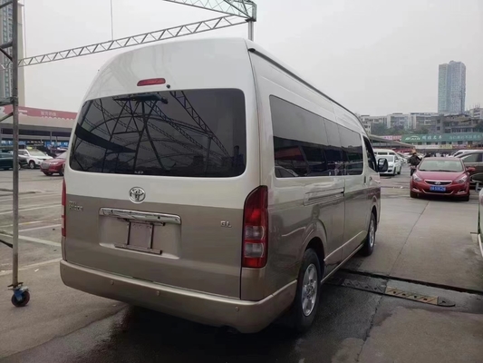 2018 Jaar 13 Zetels Gebruikte Minibus Met Voormotor Toyota Hiace Bus Met Hoog Dak