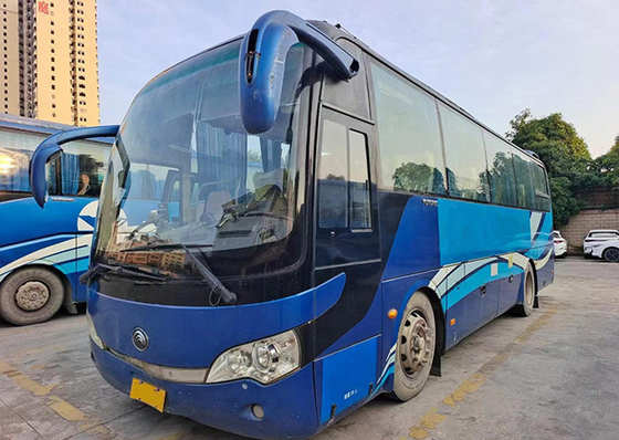 Vervoert de Gebruikte Yutong Passagier van 39 Zetelsrhd Lhd Tweede Handhoog rendement per bus
