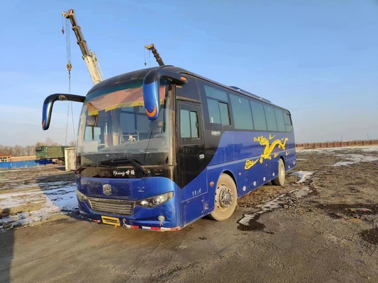 Lck6108d gebruikte Commerciële Zhongtong-Bus Front Engine Bus 43seats 2017