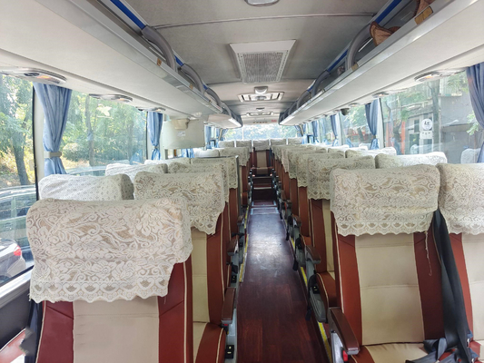 Gebruikte Kleine Bus 39 van de de Bus Achtermotor van Zetels Witte Yutong Gebruikte de Luxebus Uitgang voor Afrika