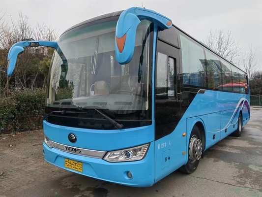 Gebruikte Motor Twee van Busbus double glass Yutong Zk6115 60seats Yuchai Deuren met Luchtvoorwaarde