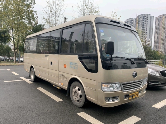 Van de de Transmissiebenzine 2018 van Yutong T7 17seats van de dieselmotorbus Automatische Tweede Hand 17 Seater