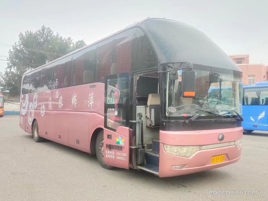 Gebruikt van de de Handbus 2016 van Yutong ZK6122 Tweede van Motorbussen Jaar 55 de Diesel van de Zetelsstad