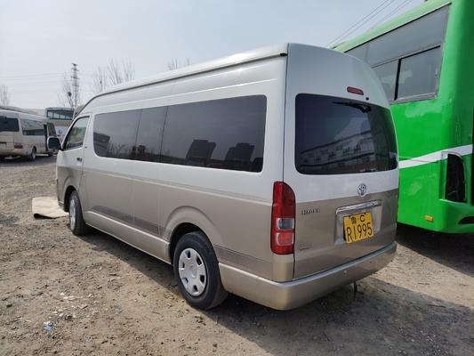 Japanse Gebruikte Bussen Hiace 13 - 15seater-de Benzinemotor verliet het Merk van Leidingstoyota