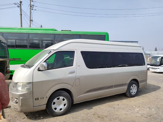 Japanse Gebruikte Bussen Hiace 13 - 15seater-de Benzinemotor verliet het Merk van Leidingstoyota