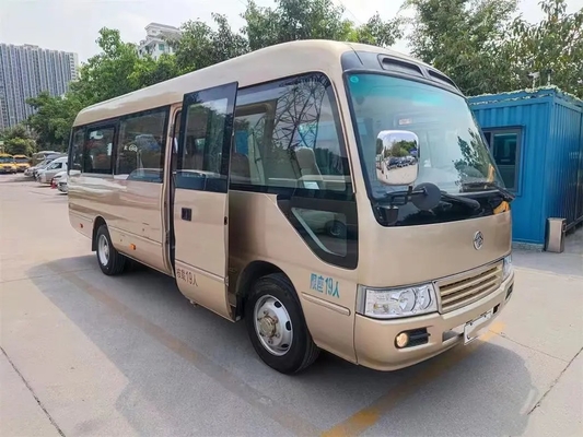 Tweede Hand Mini Bus Front Engine 19 Zetels Gouden Dragon Coaster External Swinging Door XML6700