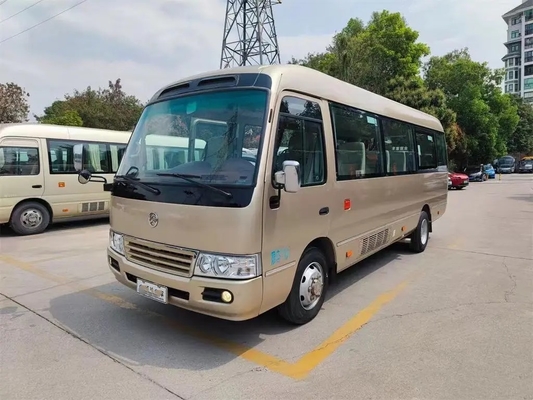 Tweede Hand Mini Bus Front Engine 19 Zetels Gouden Dragon Coaster External Swinging Door XML6700