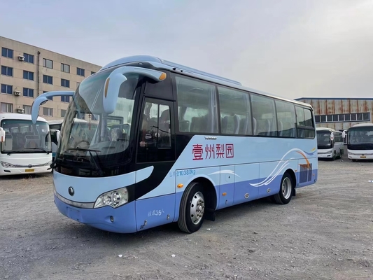 Gebruikte Linkeraandrijving 35 van de Doorgangsbus Enige Deur van Tong Bus ZK6808 van de Zetels de 2de Hand Jonge 8 Meters