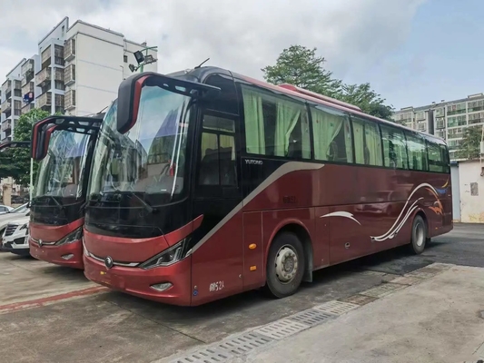 Gebruikte Doorgangsbus de Motor 310hp 52 van het de Remluchtkussen van de Zetelsschijf Opschorting 2 Deuren Jonge Tong ZK6117 van 2021 Jaaryuchai