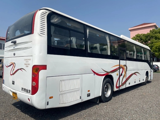 Gebruikte Bus en Bus Luggage Compartment 2 Deuren 53 Zetels die Venster met Linker de Aandrijvings Hogere Bus KLQ6129 verzegelen van a/c
