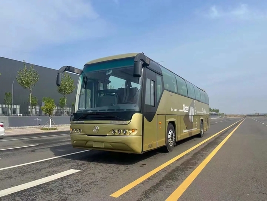 Gebruikte Commerciële Bus 39 van de de Motor336hp Gouden Kleur van Zetelsweichai Midden de Passagiersdeur 12 meet Beifang-Bus BFC6120